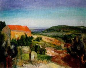 Paysage En Bord De Mer by Adolphe Feder
