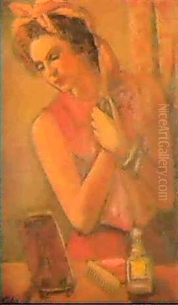 Femme A Sa Toilette - view 1