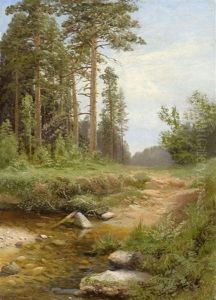 Waldlandschaft by Simeon Fedorovich Fedorov
