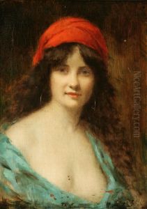 Portrait Of A Gypsy by Angelo Asti
