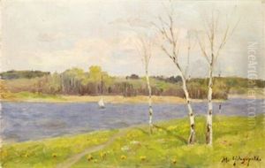 At The Riverside by Mariya Alekseeva Fedorova