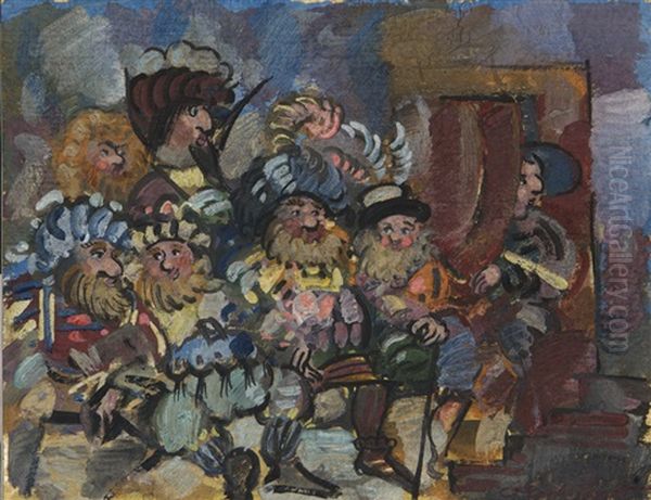 Opernszene Aus Die Meistersinger Von Nurnberg - view 1