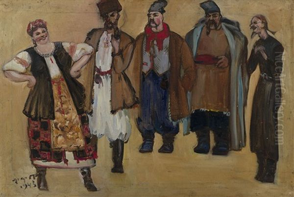 Costume Design For The Opera Evening On A Farm Near Dikan'ka - view 1