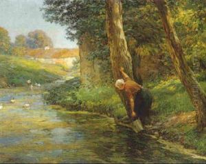 A Woman Drawing Water