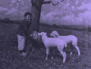 Teasing The Lambs by Karl Feiertag