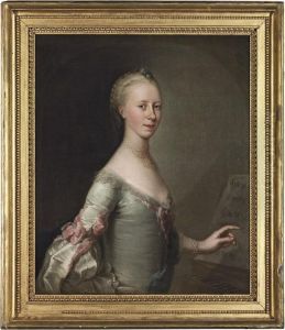 Portrait Of A Lady, Said To Be Mrs. Penning by John Astley