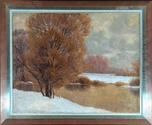 Winterliche Flusslandschaft
