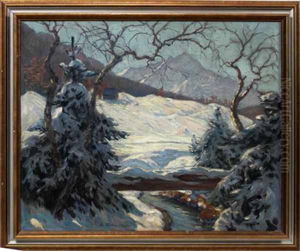 Bavarian Winter Landscape - view 1