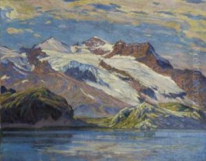 Alpenlandschaft by Carl Friedrich Felber