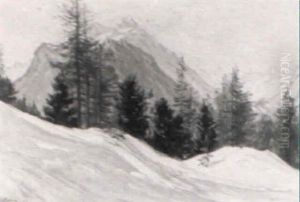 Verschneite Hochgebirgslandschaft Im Sonnenlicht Verschneite Hochgebirgslandschaft Im Sonnenlicht