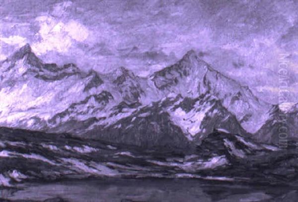 Weishorn Und Rothorn Im Wallis - view 1