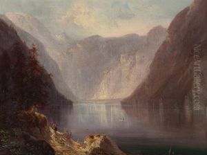 Am Konigssee by Ferdinand Feldhuetter