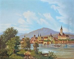 Folyoparti Varoska Latkepe by Ferdinand Feldhuetter