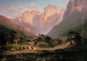 Das Kaisergebirge Bei Kufstein