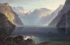 Der Konigssee by Ferdinand Feldhuetter