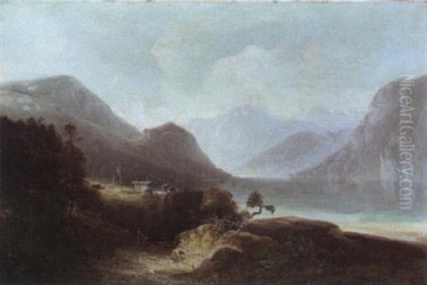 The Mountain Lake - view 1