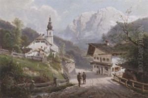 Alpine Splendor by Ferdinand Feldhuetter