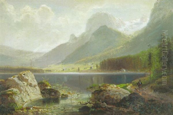 Der Eibsee Im Morgenlicht - view 1