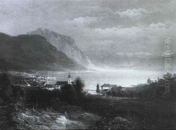 Osterreichischer Gebirgssee - view 1