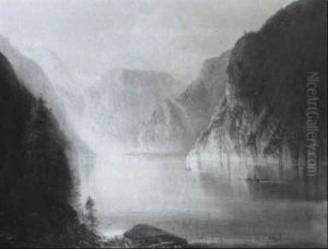 Der Konigssee by Ferdinand Feldhuetter