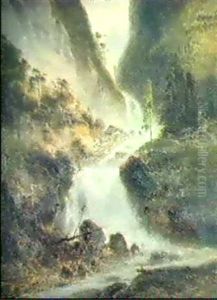 Partie In Der Kuhschlucht Bei Partenkirchen