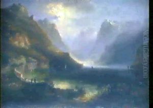 Urnersee Bei Vollmond