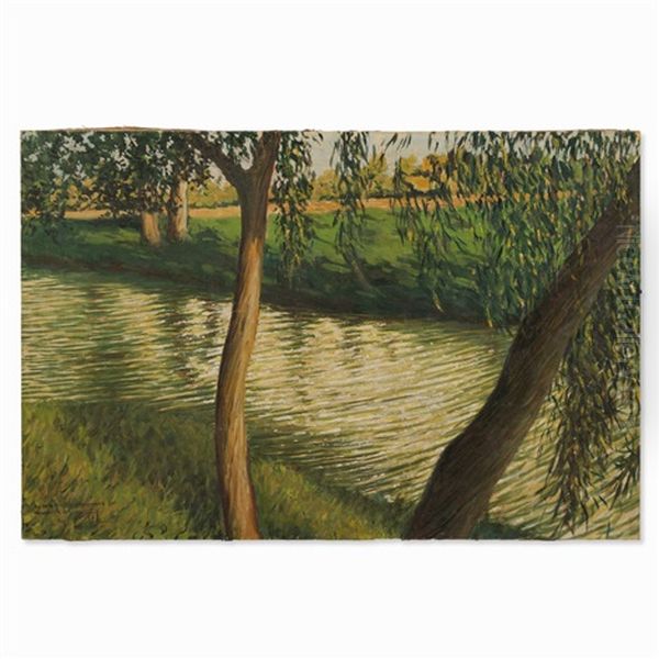 River With Willows - view 1