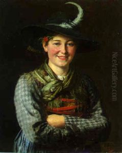 A Tyrolean Peasant Woman by Paul Felgentreff
