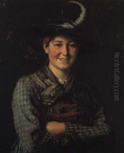 Young Girl In Tyrolean Costume