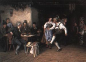 Interior Of A Weinstube by Paul Felgentreff