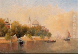 Blick Auf Venedig An Einem Sonnentag