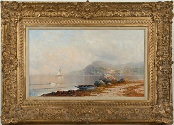 Seascape With Sailboat - view 1