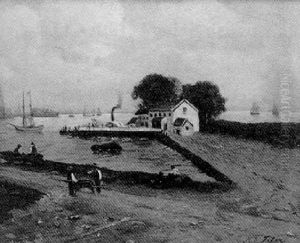 Busy Harbour by Karl Eugene Felix