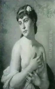 Halbakt Eines Jungen Madchens by Karl Eugene Felix