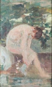 Femme Au Bain by Leon-Pierre Felix