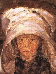 Portrait De Jeune Paysanne