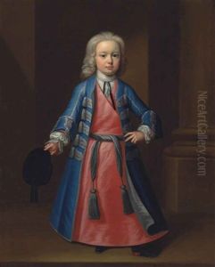 Portrait Of Peter Brooke (1722-1783), Full Length, In Oriental Costume, A Black Tasselled Hat In His Right Hand, In An Interior