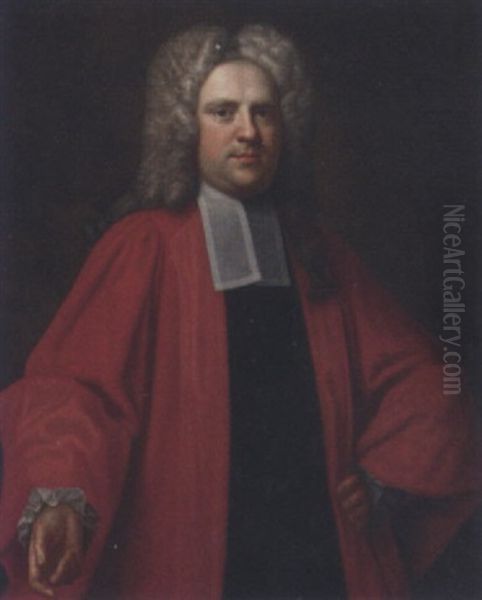 Portrait Of Thomas Aldersey Of Aldersey In Barristers Robes - view 1