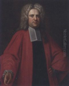 Portrait Of Thomas Aldersey Of Aldersey In Barristers Robes by James Fellowes