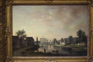 Scheepswerfje En Vissers Aan De Dorpsrand