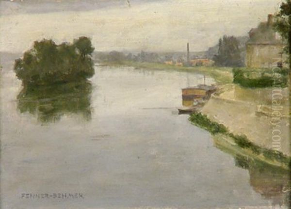 Abenddammerung An Der Seine Bei Vernon - view 1