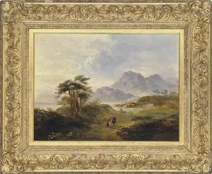 Travellers On A Beaten Track by Thomas Fenwick