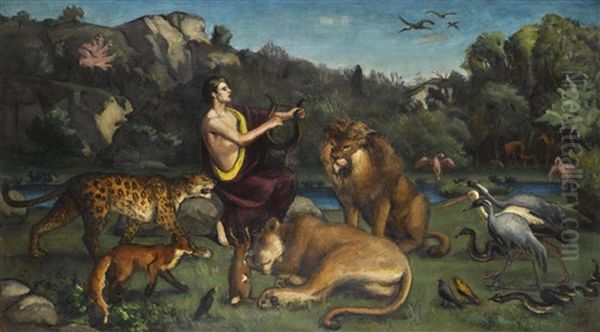 Orpheus Charming The Animals - view 1