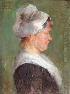 Profile Portrait Of A Girl