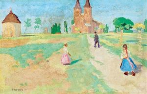 Sunny Sunday Morning by Adolf Fenyes