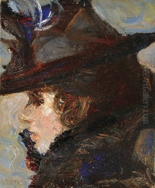 Lady With Hat - view 1