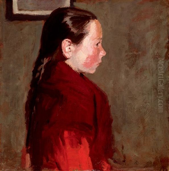 Girl With A Scarf - view 1