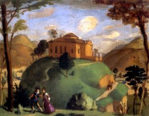 Szerelmesek Mesetajban (lovers In Fairy-tale Landscape)