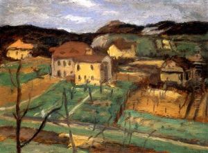 Tavasz A Domboldalon (spring On The Hillside) by Adolf Fenyes