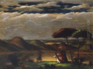 Mesetaj (fairy Landscape) by Adolf Fenyes